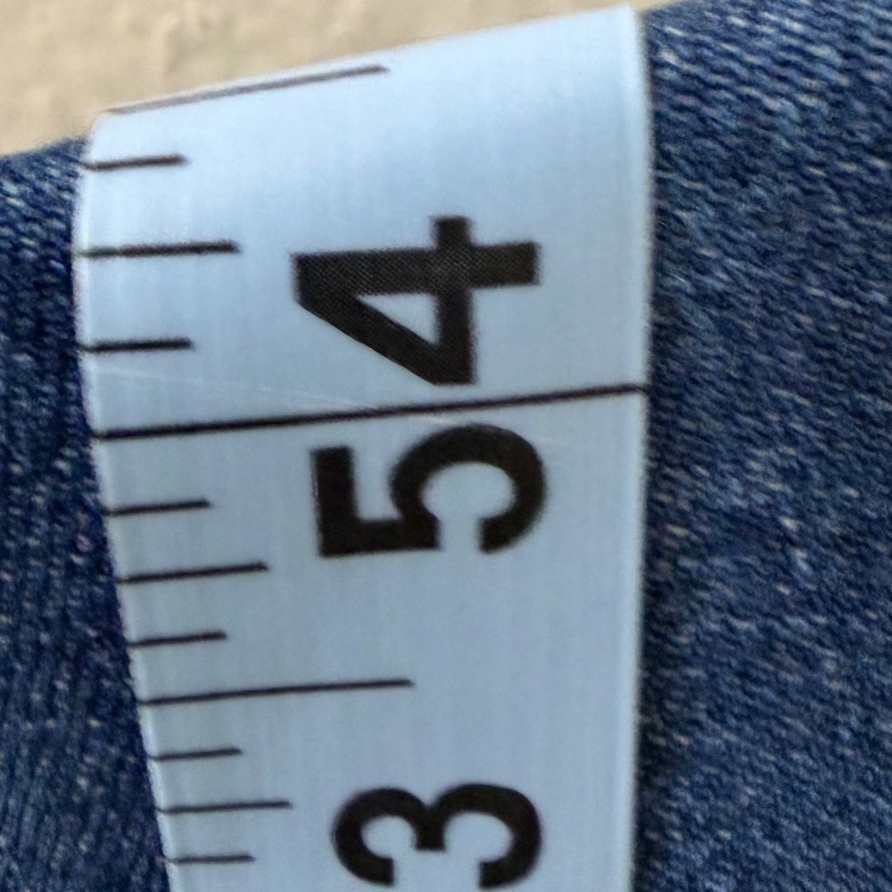 GAP XXL Denim Maxi Dress 100% Cotton Button Front Pockets Chambray Blue - Picture 6 of 7